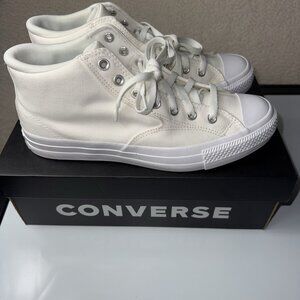 Converse CTAS Malden Street Mid Top Shoes Vintage White Sneakers Men’s Size 11